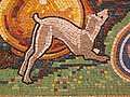 Mosaic of a dog