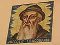 Painted tile panel of Niccolo Longobardi