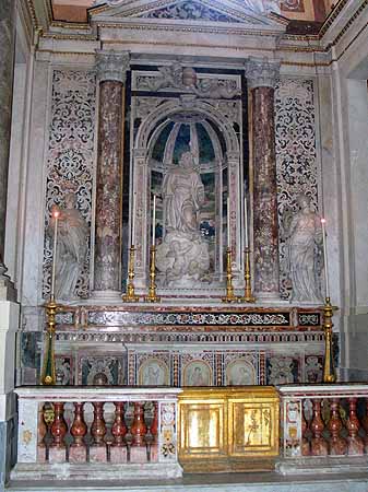 Baroque marble chapel