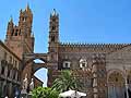 Exterior of Palermo cathedral, west end