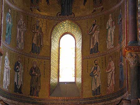 Saints in mosaic
