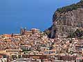 Cefal cathedral and town, Sicily