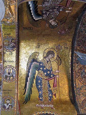 Mosaic of an angel