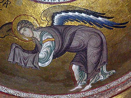 Mosaic of an angel