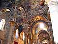 Baroque paintings on the ceiling of La Martorana, Palermo