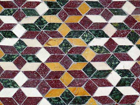 cosmati floor mosaic detail