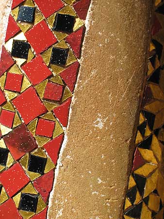 mosaic columns detail