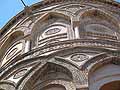 Exterior of the apse of Monreale cathedral, with geometric decoration