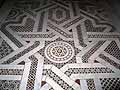 Cosmati geometric mosaic floor pattern