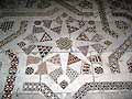 Cosmati geometric mosaic floor pattern