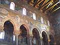 The south wall of the nave of Monreale cathedral 