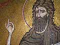 John the Baptist mosaic (detail)