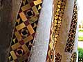 mosaic columns