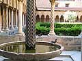 Fountain in the corner of the cloisters