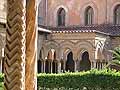 Fountain in the corner of the cloisters