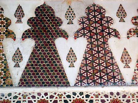 Mosaic inlay pattern