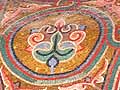 Floral mosaic pattern, the Palatine Chapel, Palermo