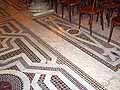 Cosmati geometric floor pattern, the Palatine Chapel, Palermo