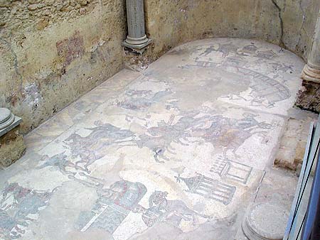 chariots mosaic