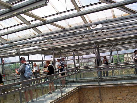 walkway in roman villa