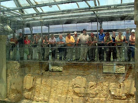 walkway in roman villa