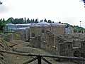 View of the Roman villa villa buildings