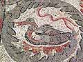 Detail of a mosaic of a duck