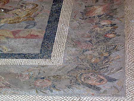 Roman mosaic mask