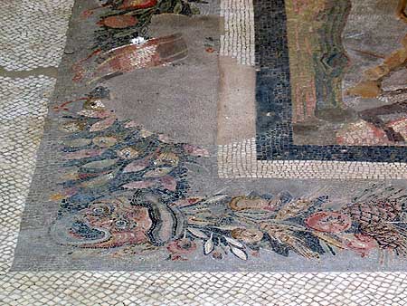 Roman mosaic mask