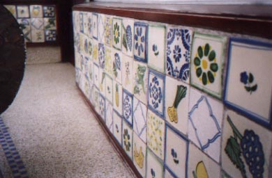 tile front to restaurant