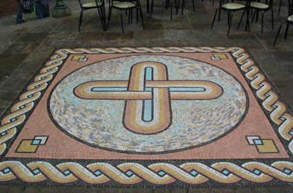 knot mosaic by Jane Muir