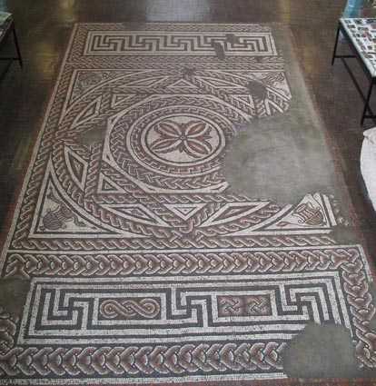 Roman mosaic floor