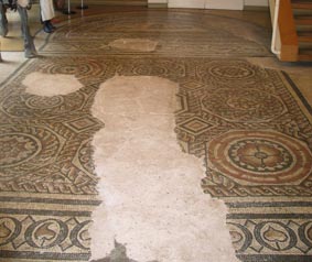 mosaic floor