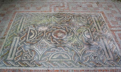 Roman mosaic floor