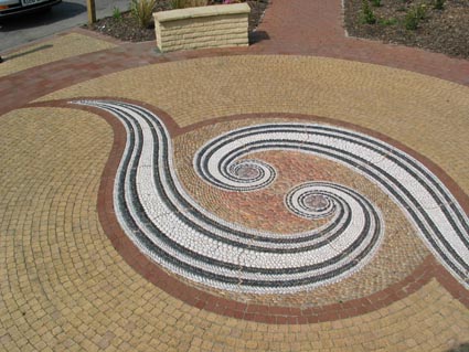 pebble mosaic