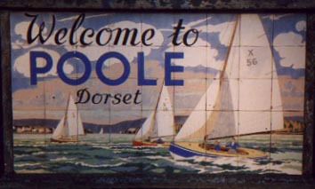 poole tile panel