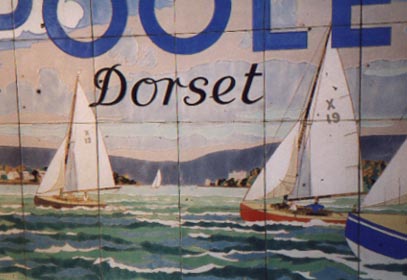 poole tile panel