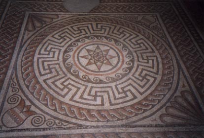 Roman mosaic floor