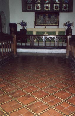 altar and tiles