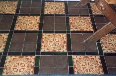 tiled floor