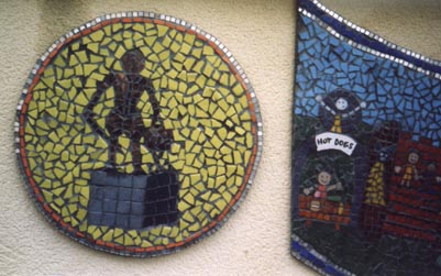 Francis Drake mosaic