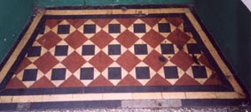 tiled doorway