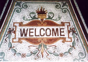 welcome mosaic
