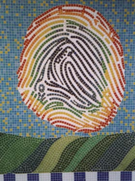 fingerprint mosaic