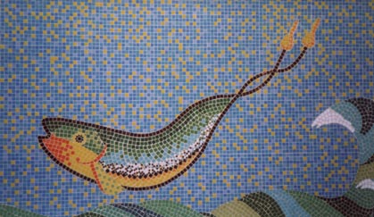 fish mosaic