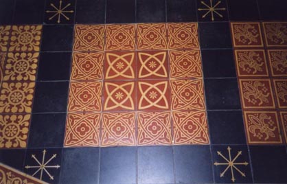 Minton tiles in York minster