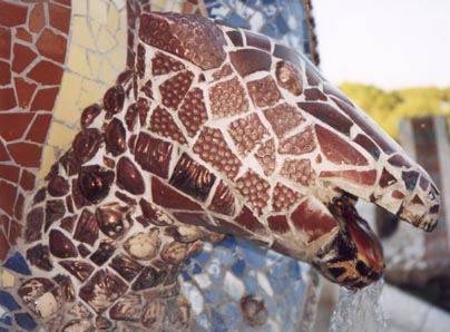 The Parc Guell, Barcelona