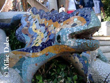 lizard mosaic
