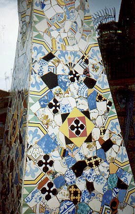 chimneys of the Palau Guell, Barcelona