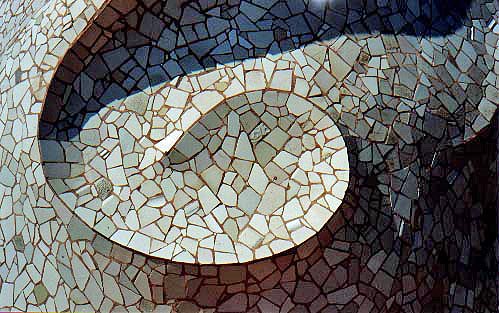mosaic detail, la pedrera